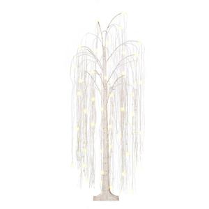 Puleo International 6ft. Pre- Lit LED Outdoor Willow Tree