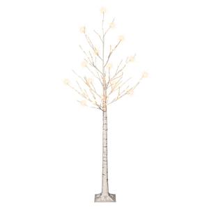 Puleo International 6ft. Pre-Lit Artificial Twig Christmas Tree
