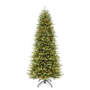 Puleo International 10ft. Pre-Lit Fir Artificial Christmas Tree