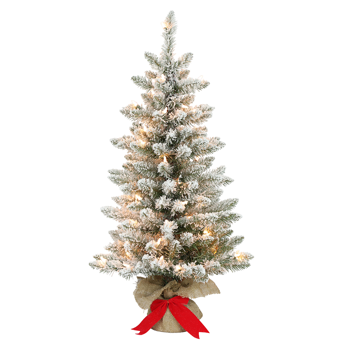 Puleo International Pre-Lit 3ft. Slim Fraser Fir Christmas Tree