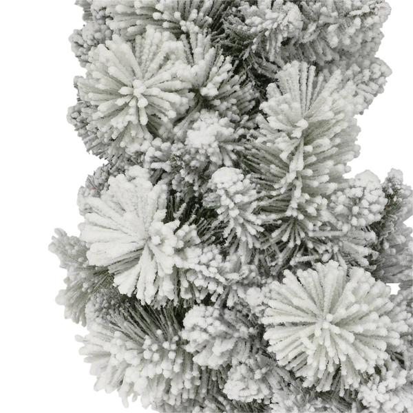 Puleo International 20ft. Flocked Spruce Artificial Garland alternate view