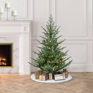 Puleo International 4.5ft. Pre-Lit Hillside Pine Christmas Tree alternate view