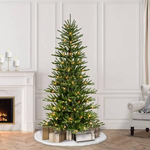 Puleo International 6.5ft. Pre-Lit Spruce Christmas Tree alternate view