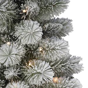 Puleo International 3.5ft. Potted Flocked Norwegian Pine Tree alternate view
