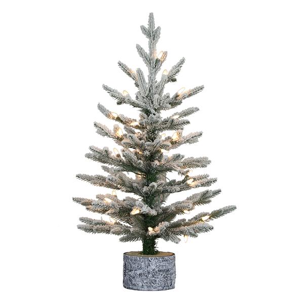 Puleo 2ft. Potted Arctic Fir Artificial Christmas Tree