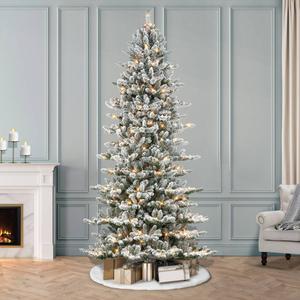 Puleo International 9ft. Pre-Lit Royal Majestic Christmas Tree alternate view