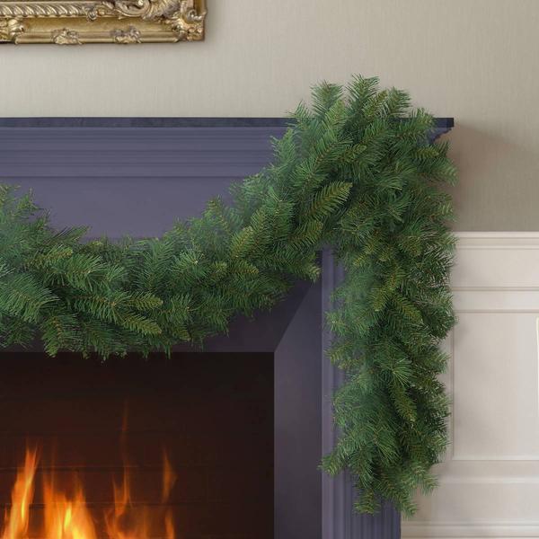 Puleo International 9ft. Round Valley Pine Garland alternate view