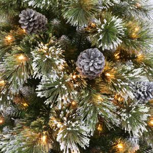 Puleo International 7-Foot Pre-Lit Springfield Fir Tree alternate view