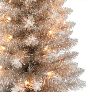 Puleo International 3ft. 50 Clear Incandescent Rose Gold Tree alternate view