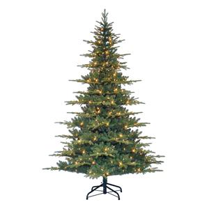 Puleo International 7.5ft. Pre-Lit Utah Fir Christmas Tree