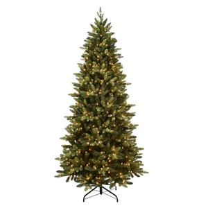 Puleo International 6.5ft. Pre-lit Slim Westford Spruce Tree