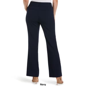 Womens Rafaella® Wide Waistband Solid Boot Leg Pants