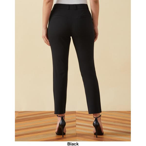 Womens Rafaella(R) Slim Leg Ponte Ankle Pants alternate view