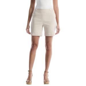 Womens Rafaella(R) Tab Waist Pintuck Shorts with Faux Pockets