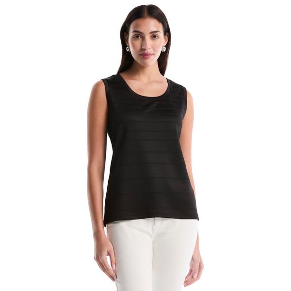 Womens Rafaella(R) Solid Ottoman Knit Tank Top alternate view