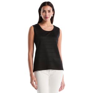 Womens Rafaella(R) Solid Ottoman Knit Tank Top alternate view