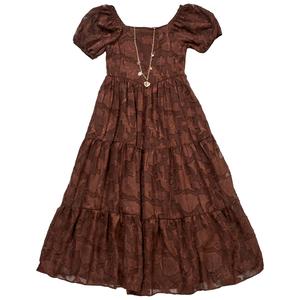 Girls (7-16) Rare Editions Floral Burnout Chiffon Maxi Dress alternate view