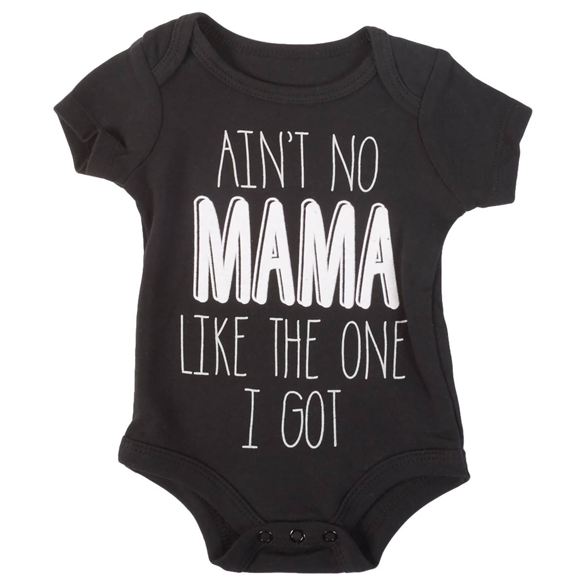 Baby Unisex (NB-9M) Babies With Attitude Ain't No Mama Bodysuit