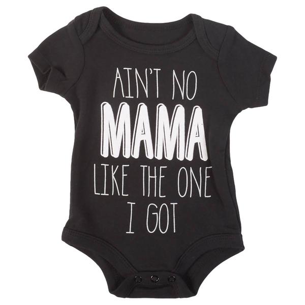 Baby Unisex (NB-12M) Babies With Attitude Ain't No Mama Bodysuit