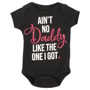Baby Girl (NB-12M) Babies with Attitude Ain't No Daddy Bodysuit