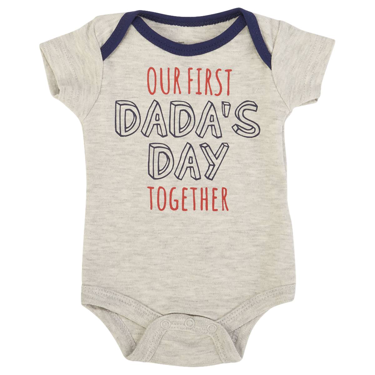 Baby Boy (NB-12M) Babies With Attitude 1st Father's Day Bodysuit