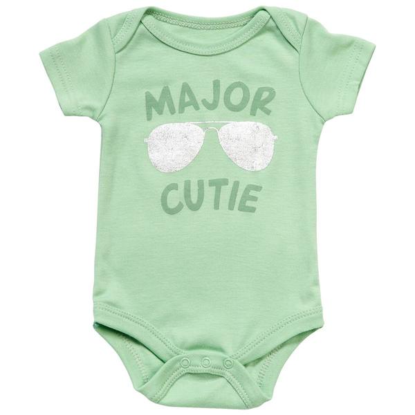 Baby Unisex (3-12M) Babies with Attitude Major Cutie Bodysuit
