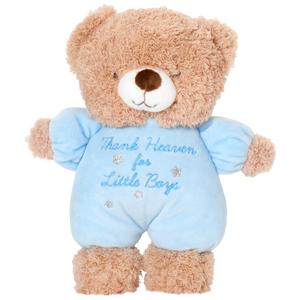 Little Me(R) 9in. Thank Heaven For Little Boys Bear Rattle Doll