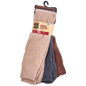 Womens MUK LUKS 3pk. Knee High Boot Socks