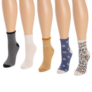 Womens MUK LUKS(R) 5pr. Rayon Bamboo Quarter Socks
