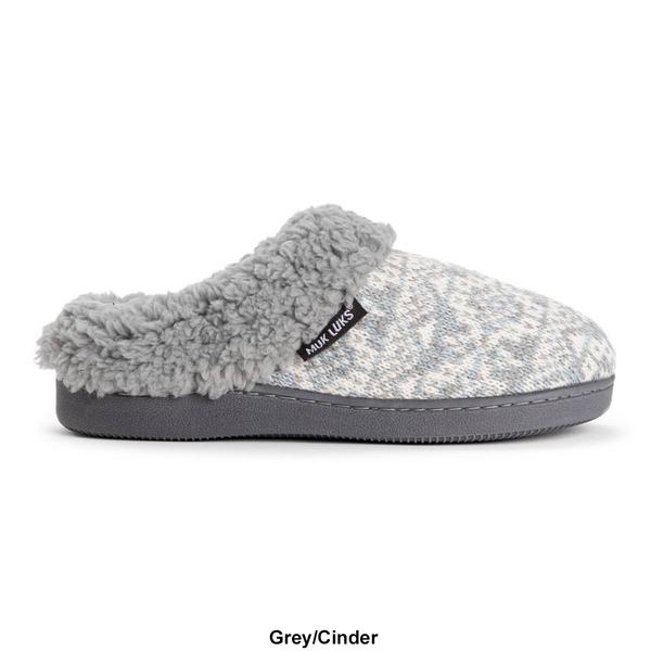 Womens MUK LUKS(R) Suzanne Fair Isle Clog Slippers alternate view