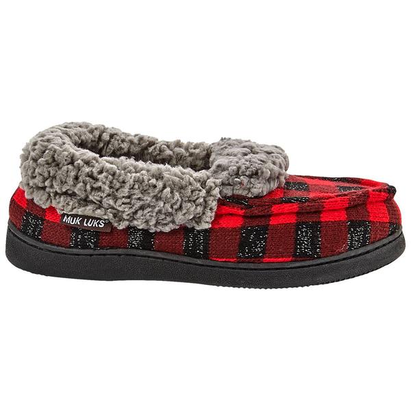 Womens MUK LUKS(R) Anais Moccasin Slippers - Crimson alternate view