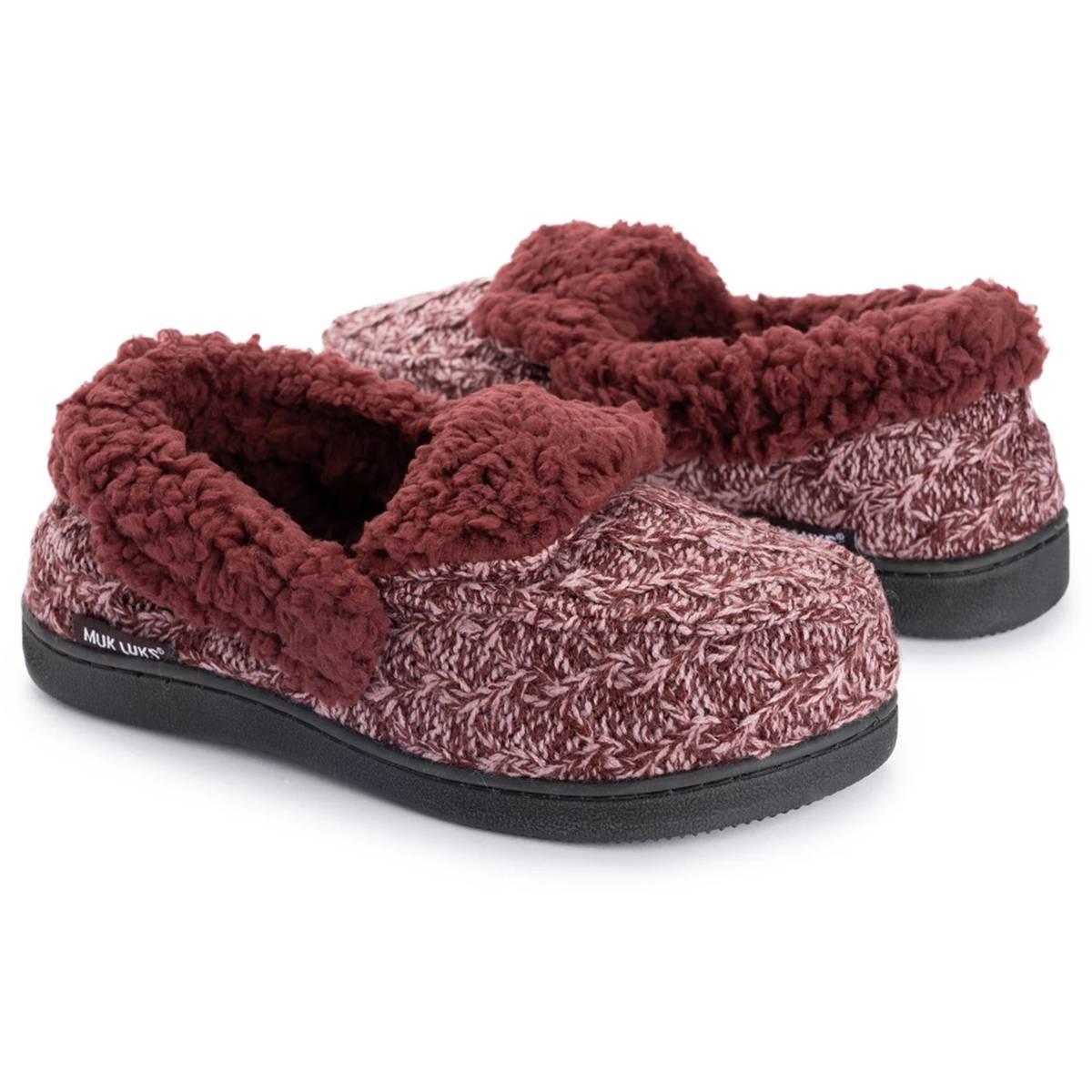 Womens MUK LUKS(R) Anais High Back Moccasin Slippers