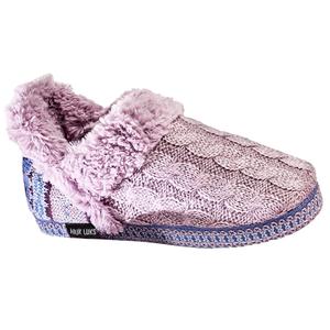 Womens MUK LUKS(R) Magdalena Ruched Cable Knit Slippers