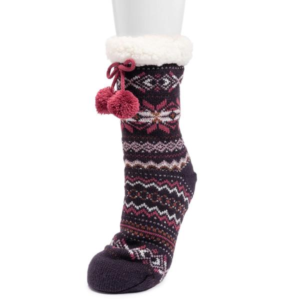 Womens MUK LUKS(R) Tall Cabin Slipper Socks