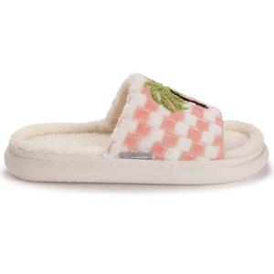 Womens MUK LUKS(R) Marsai Pink Palm Tree Slide Slippers alternate view