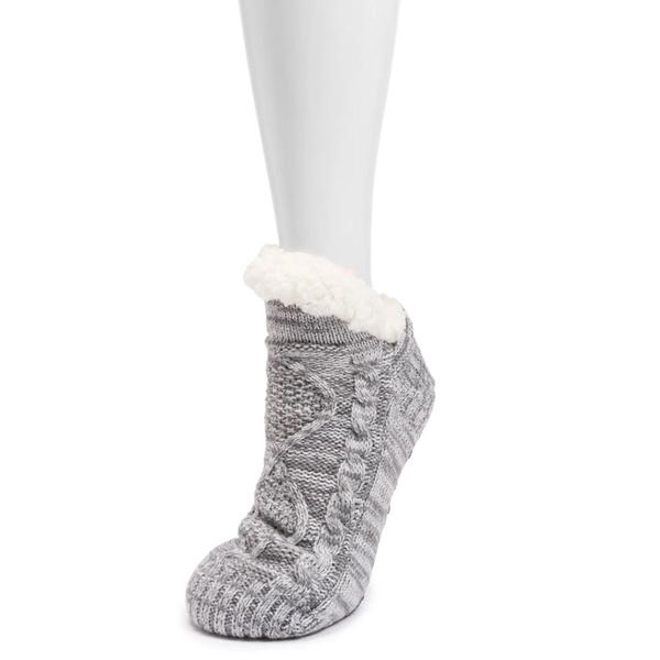 Womens MUK LUKS(R) Marled Shorty Cabin Slipper Socks