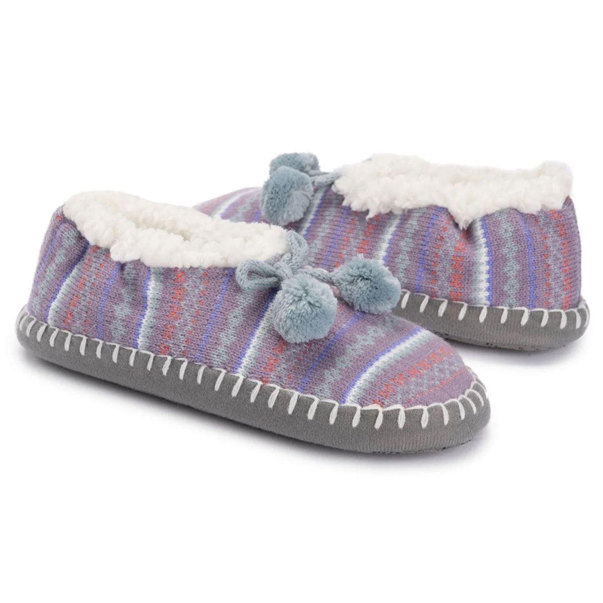 Muk Luks Women's Classic Ballerina Slippers - Winter violet