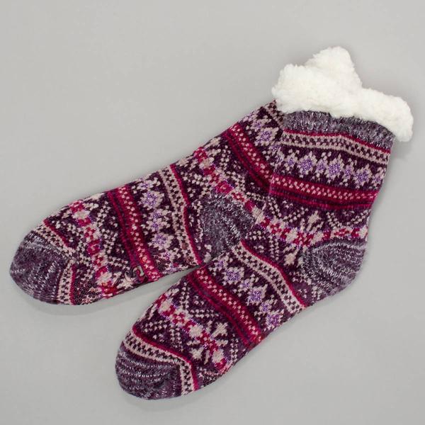 Womens MUK LUKS(R) Micro Chenille Eyelash Slipper Socks