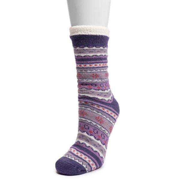 Womens MUK LUKS(R) Cozy Tall Lounge Slipper Socks