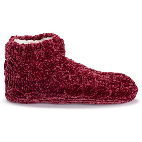 Womens MUK LUKS(R) Chenille Cable Booties Slipper alternate view