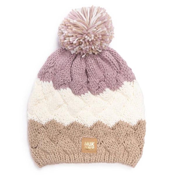 Womens MUK LUKS(R) Colorblock Beanie Hat