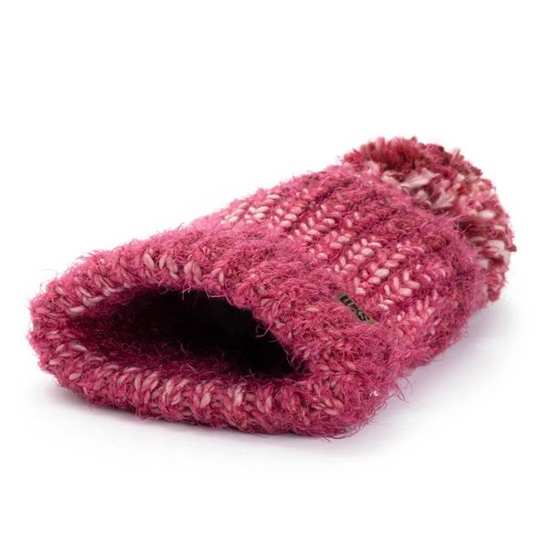 Womens MUK LUKS(R) Chunky Space Dye Eyelash Beanie - Berry alternate view