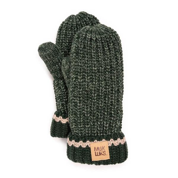 Womens MUK LUKS(R) Marled Chunky Mitten