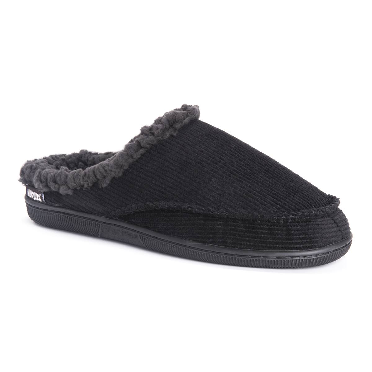 Mens MUK LUKS(R) Corduroy Clog Slippers