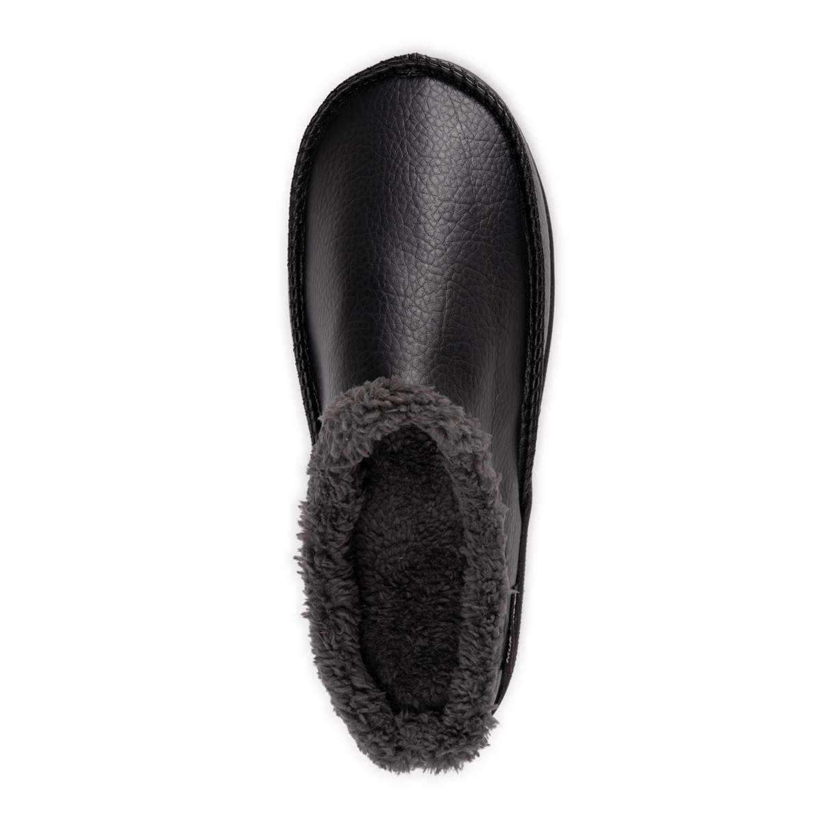 Mens MUK LUKS(R) Faux Leather Clog Slippers