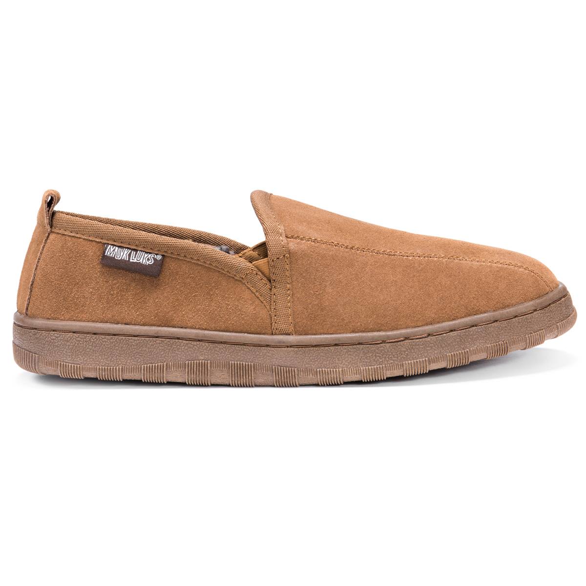 Mens MUK LUKS(R) Eric Berber Suede Slippers