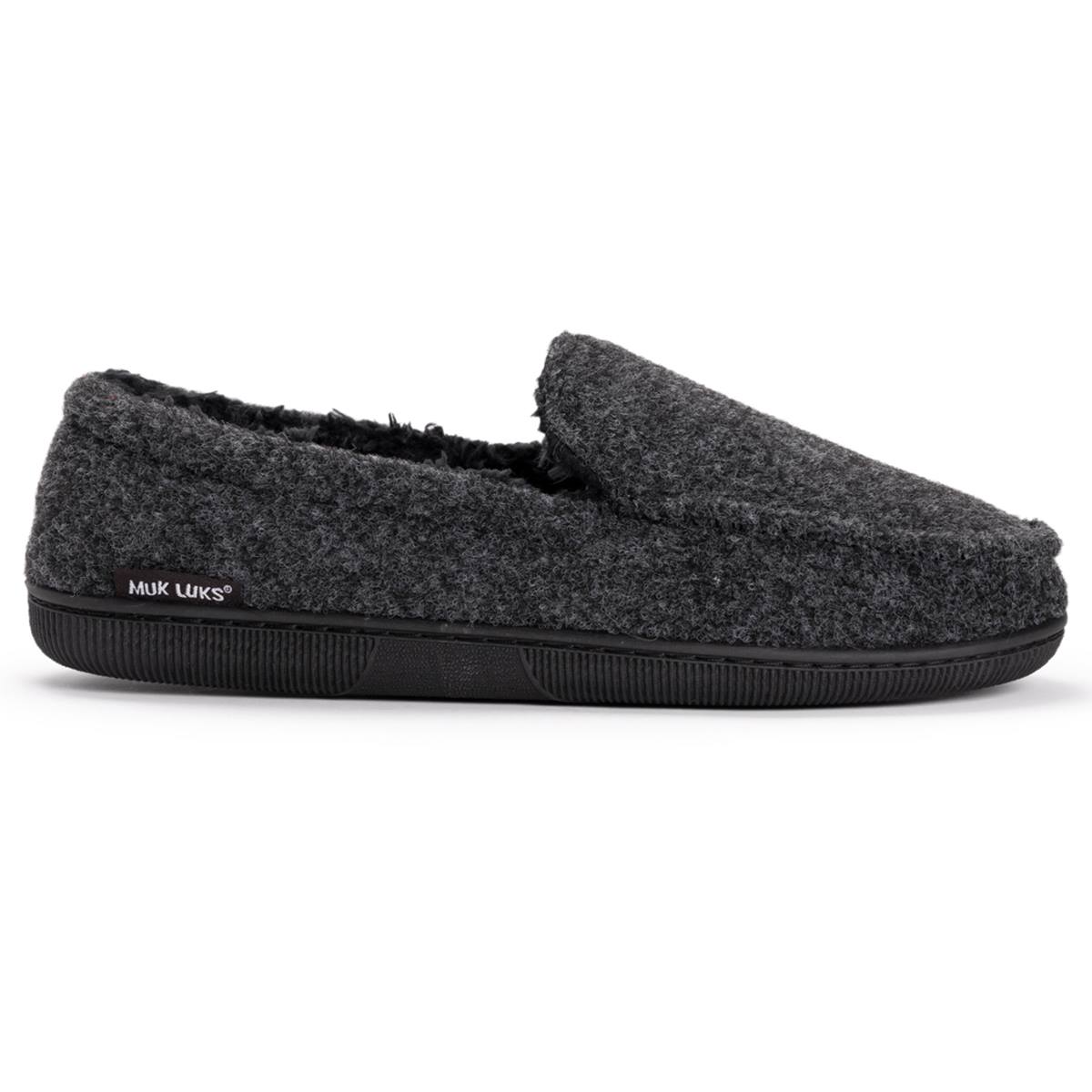 Mens MUK LUKS(R) Faux Wool Moccasin Slippers