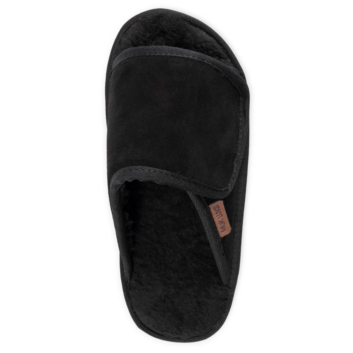 Mens MUK LUKS(R) Leather Goods Topher Open Toe Slippers