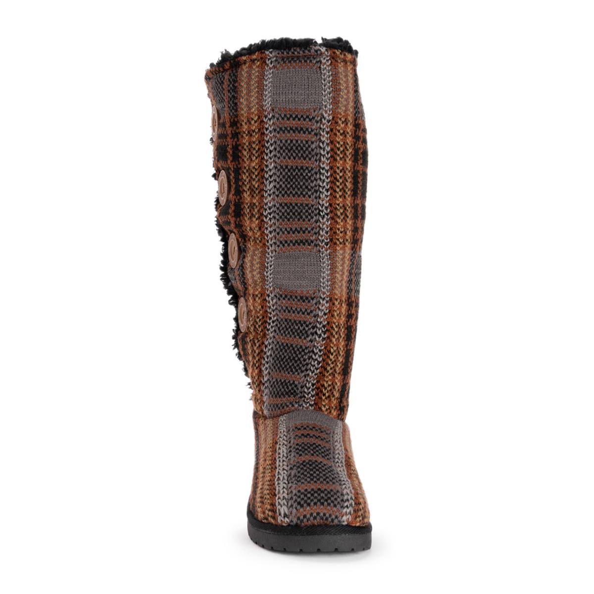 Womens Essentials By MUK LUKS(R) Malena Plaid Mid Calf Boots