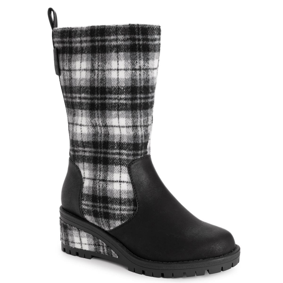 Womens MUK LUKS(R) Norway Floro Wedge Mid Calf Boots